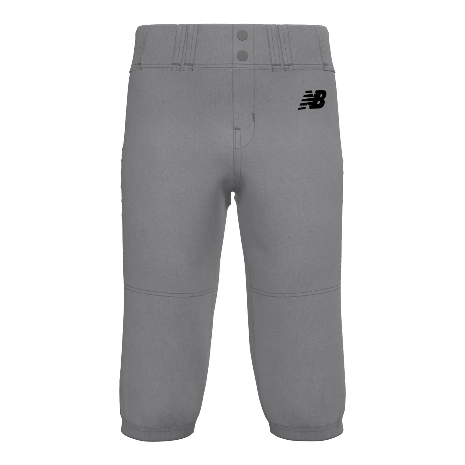Детские спортивные бриджи с влагоотводящей тканью Adversary 2 Knicker Solid Athletic New Balance, Gray — фото 2