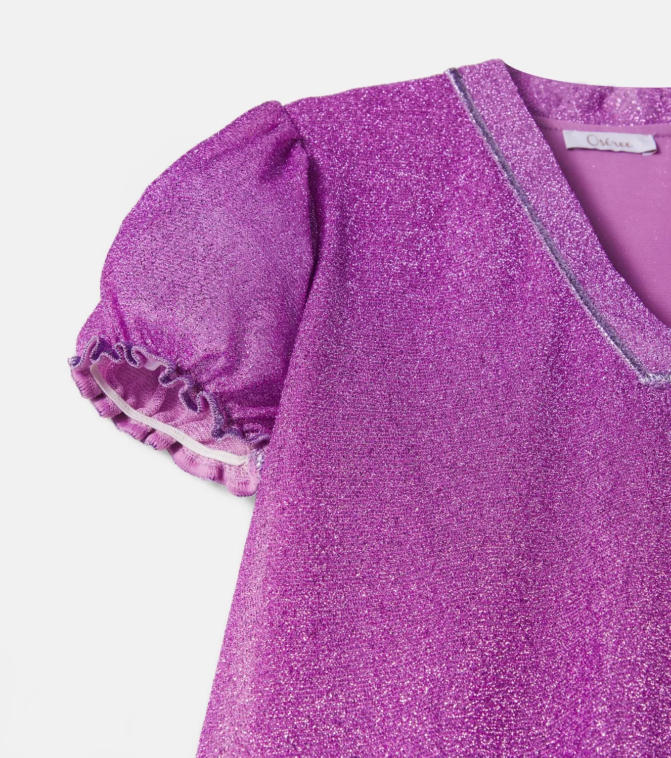 Платье с V-образным вырезом Lumière Plumage Oseree Kids, фиолетовый — фото 3