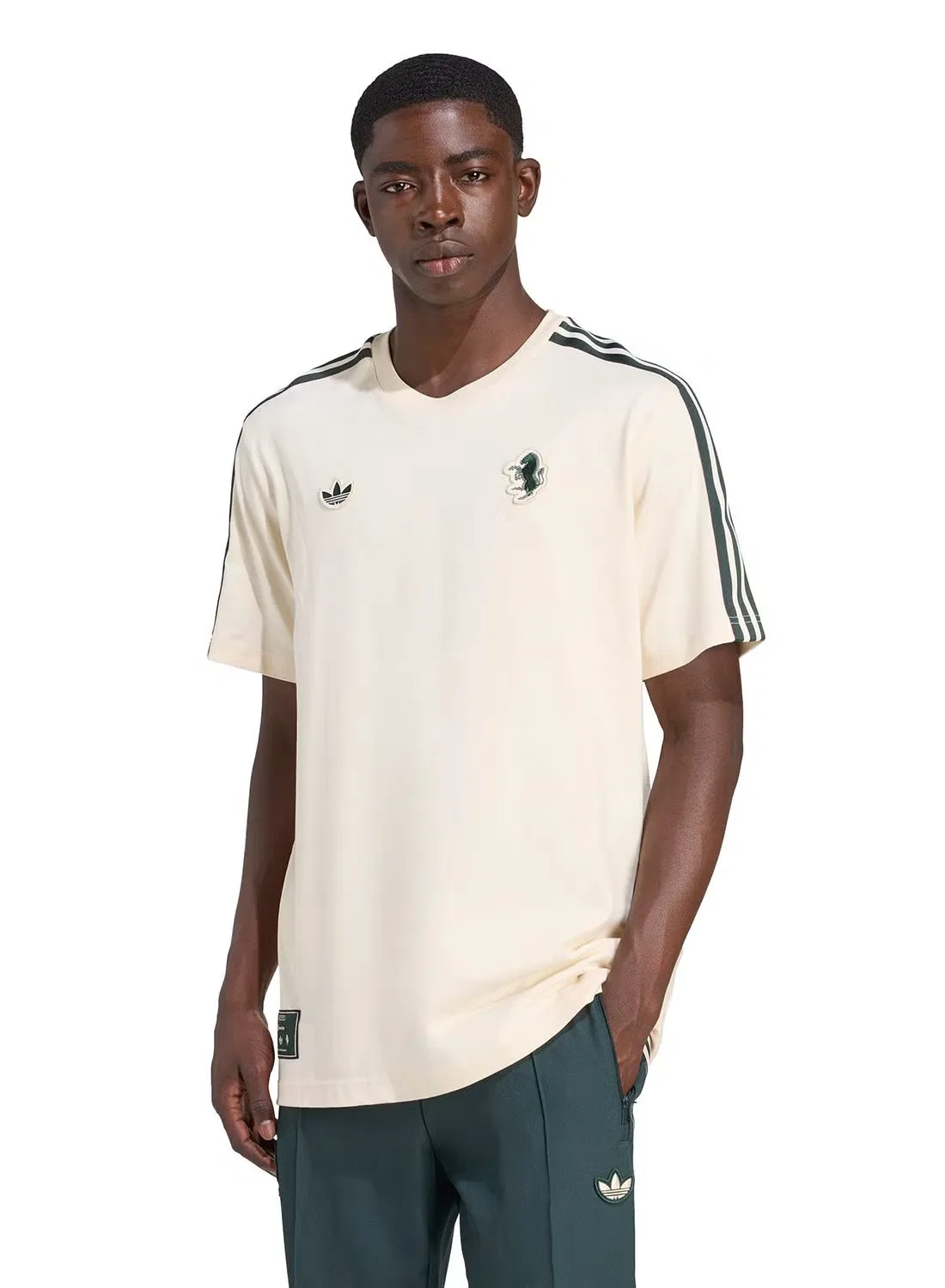 Футболка с принтом Juventus Terrace Icons Adidas, экрю