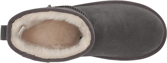 Женские ботильоны UGG Koola Mini зимние короткие, серый — фото 3