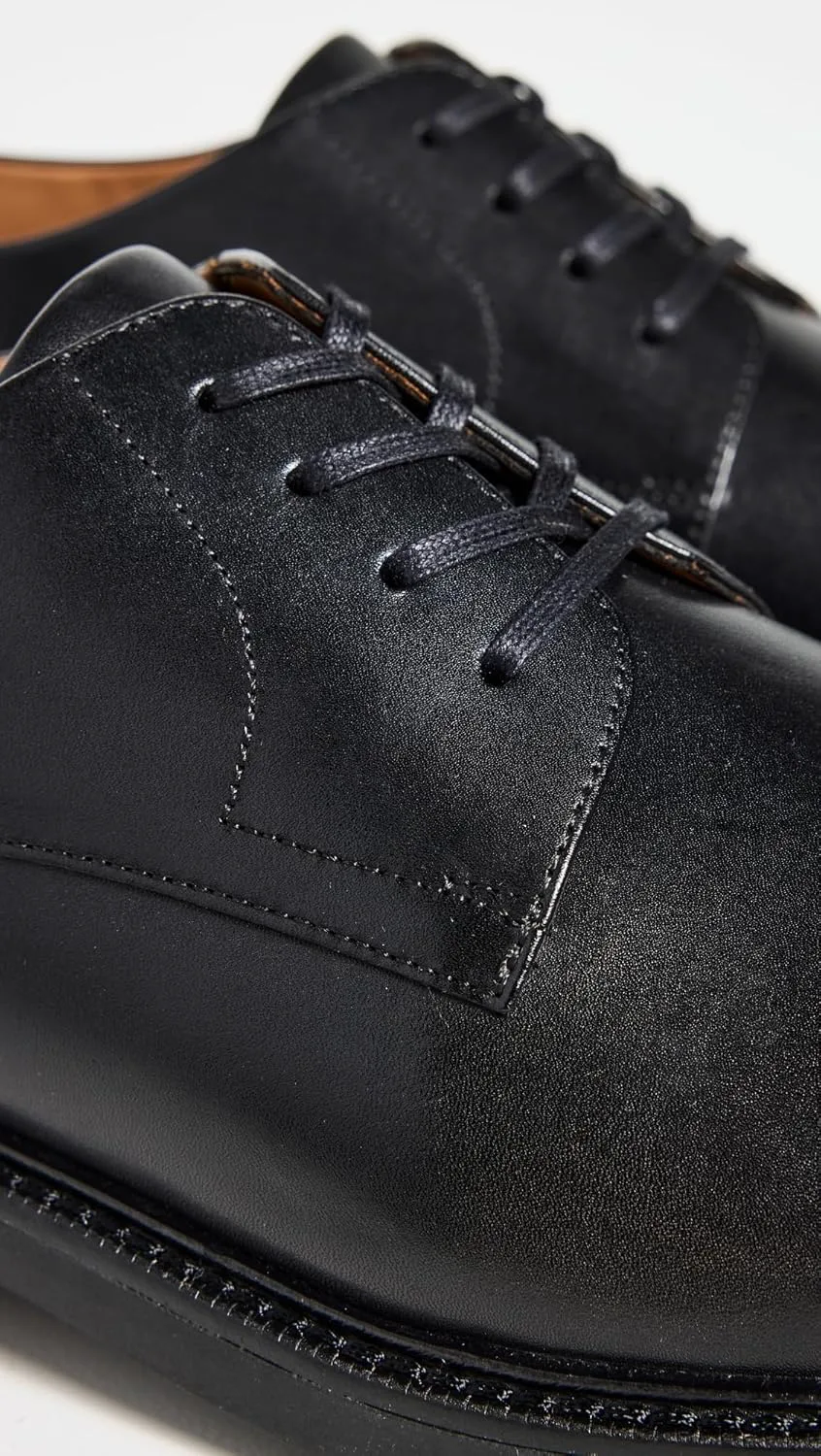 Мужские классические туфли POLO RALPH LAUREN Asher Captoe, черный — фото 2