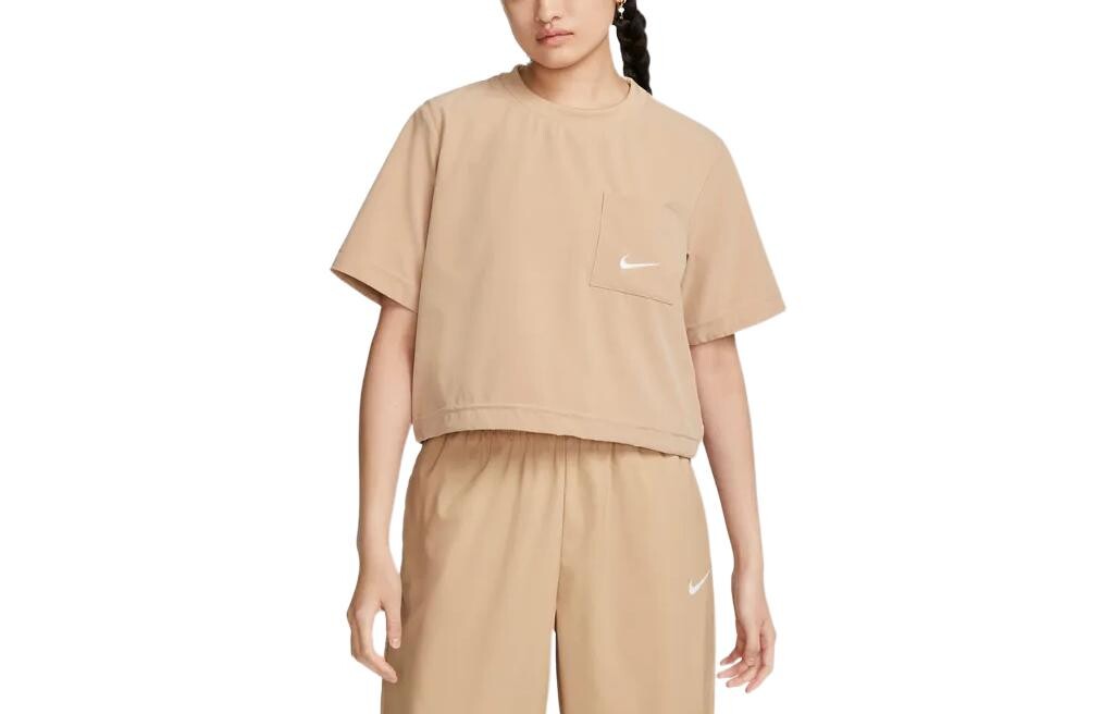 

Женская футболка Nike, цвет Beige/White