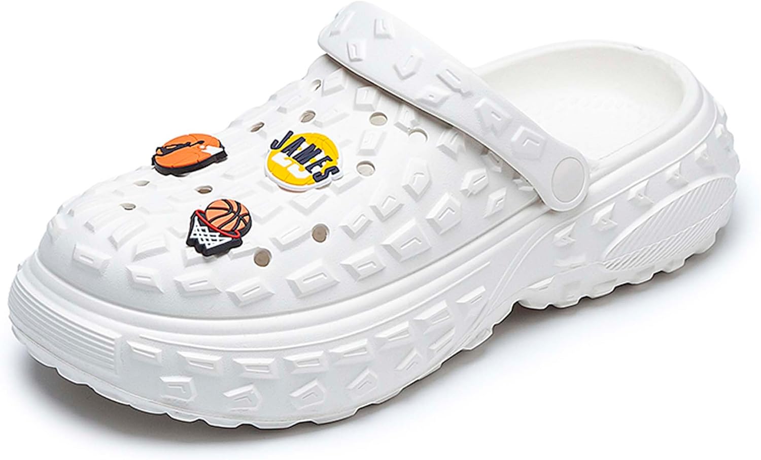 

Сандалии и шлепанцы с отверстиями для мужчин с противоскользящей подошвой для ношения на улице Cyyds, белый