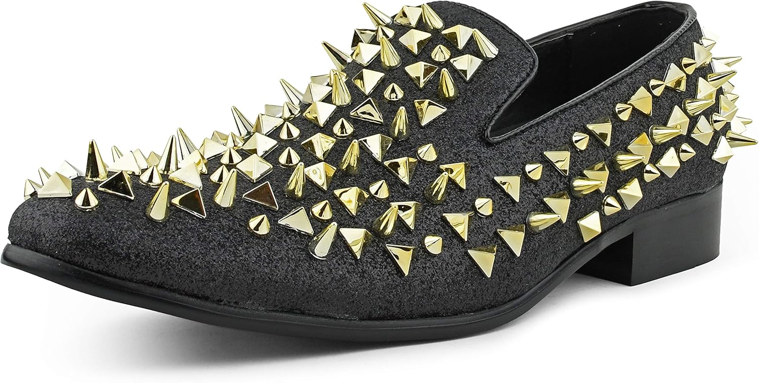 

Дизайнерская мужские туфли Bolano x Amali Mesa, черный/золотой