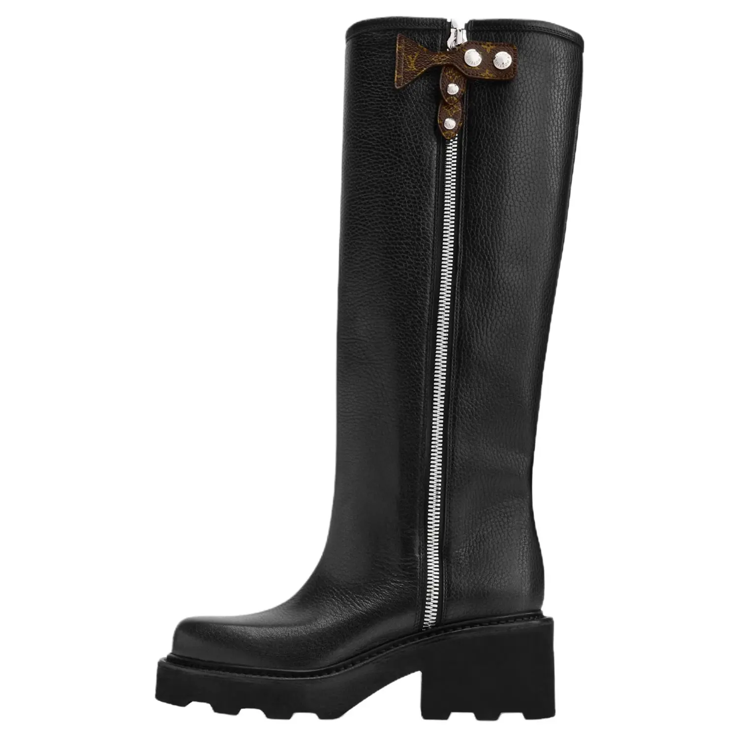 LOUIS VUITTON Ботильоны Bobur Knee high женские черные