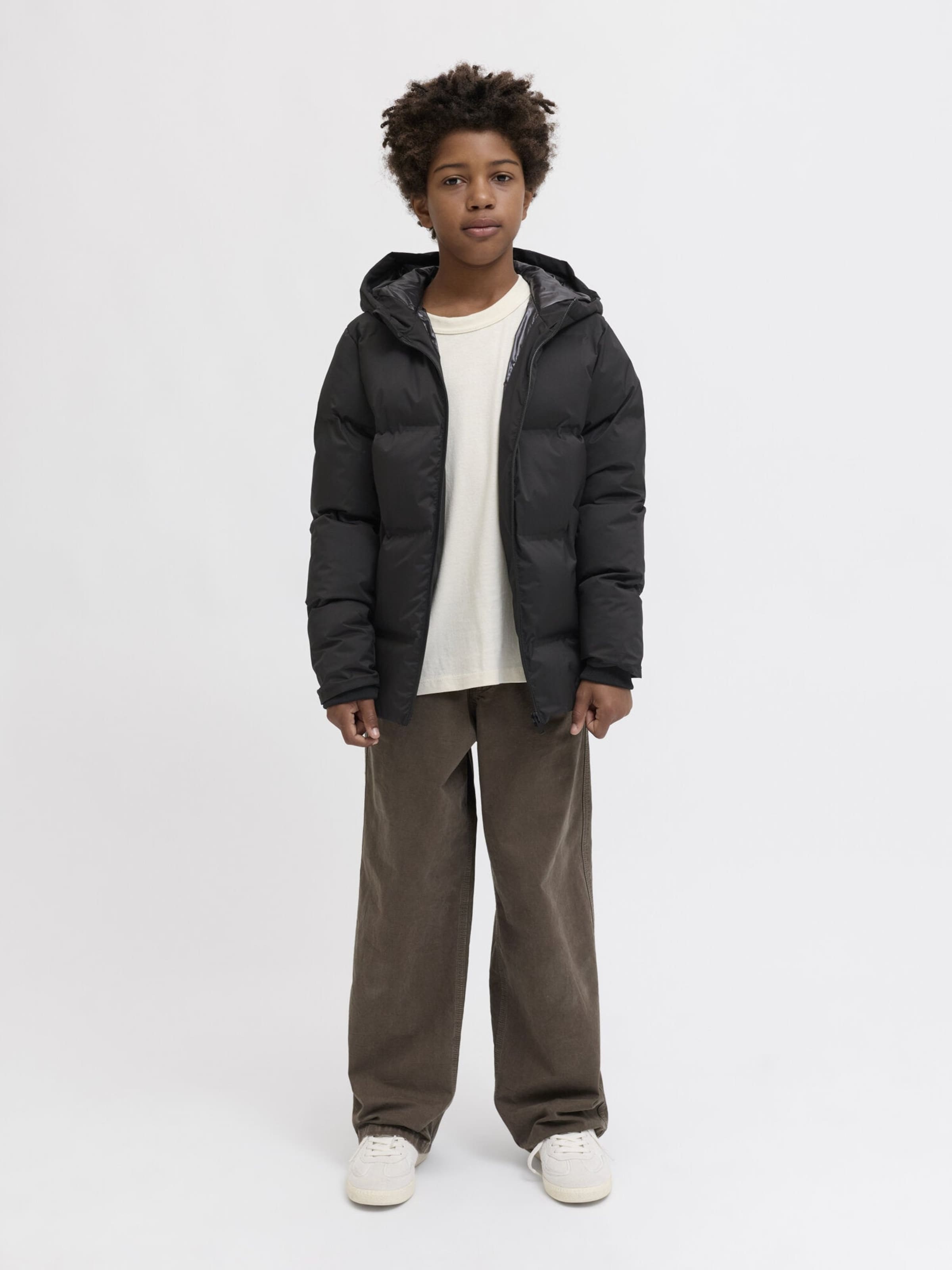 JACK & JONES Зимняя куртка в черном цвете — фото 2