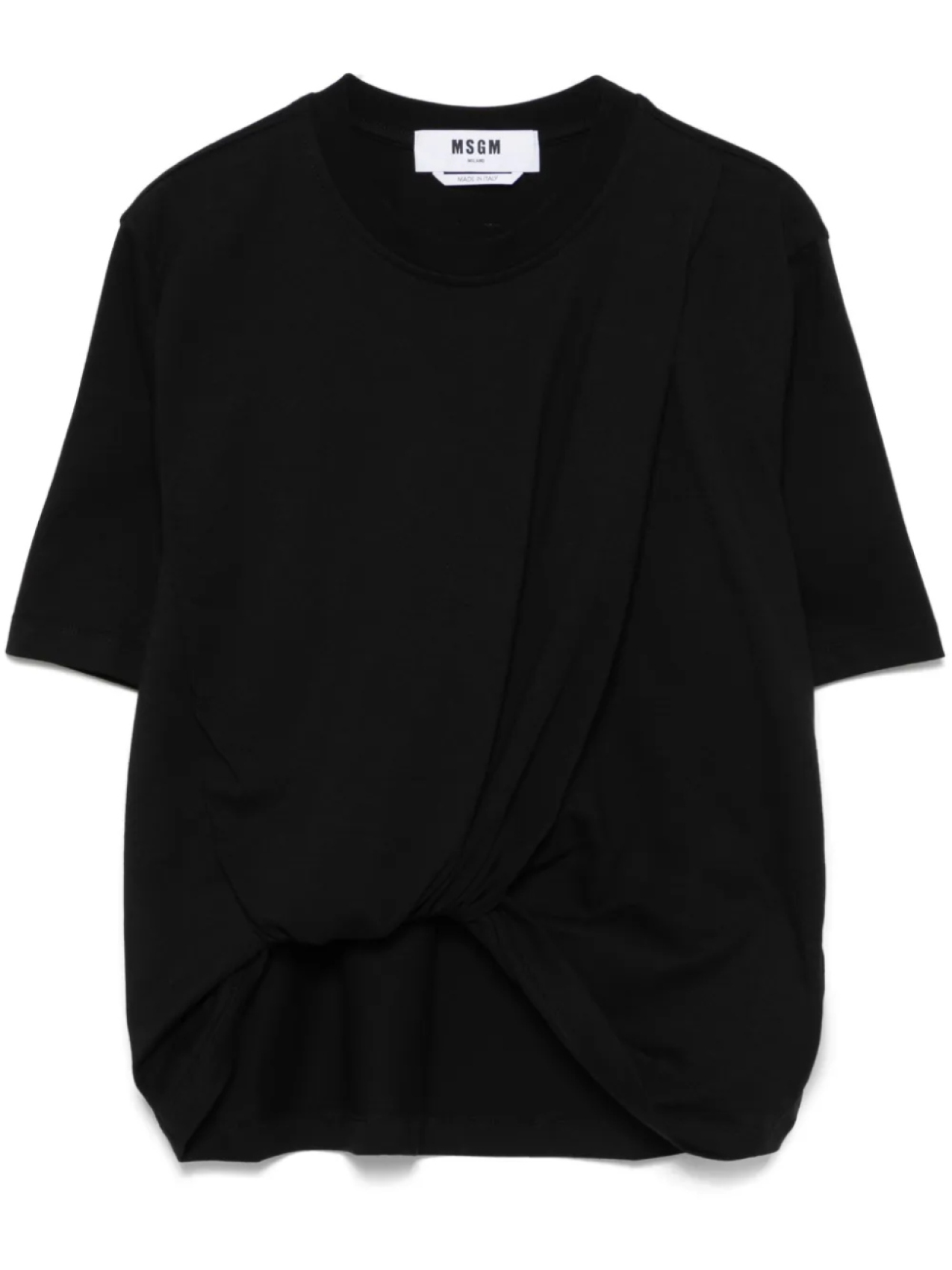 

Футболка из хлопка MSGM, черный