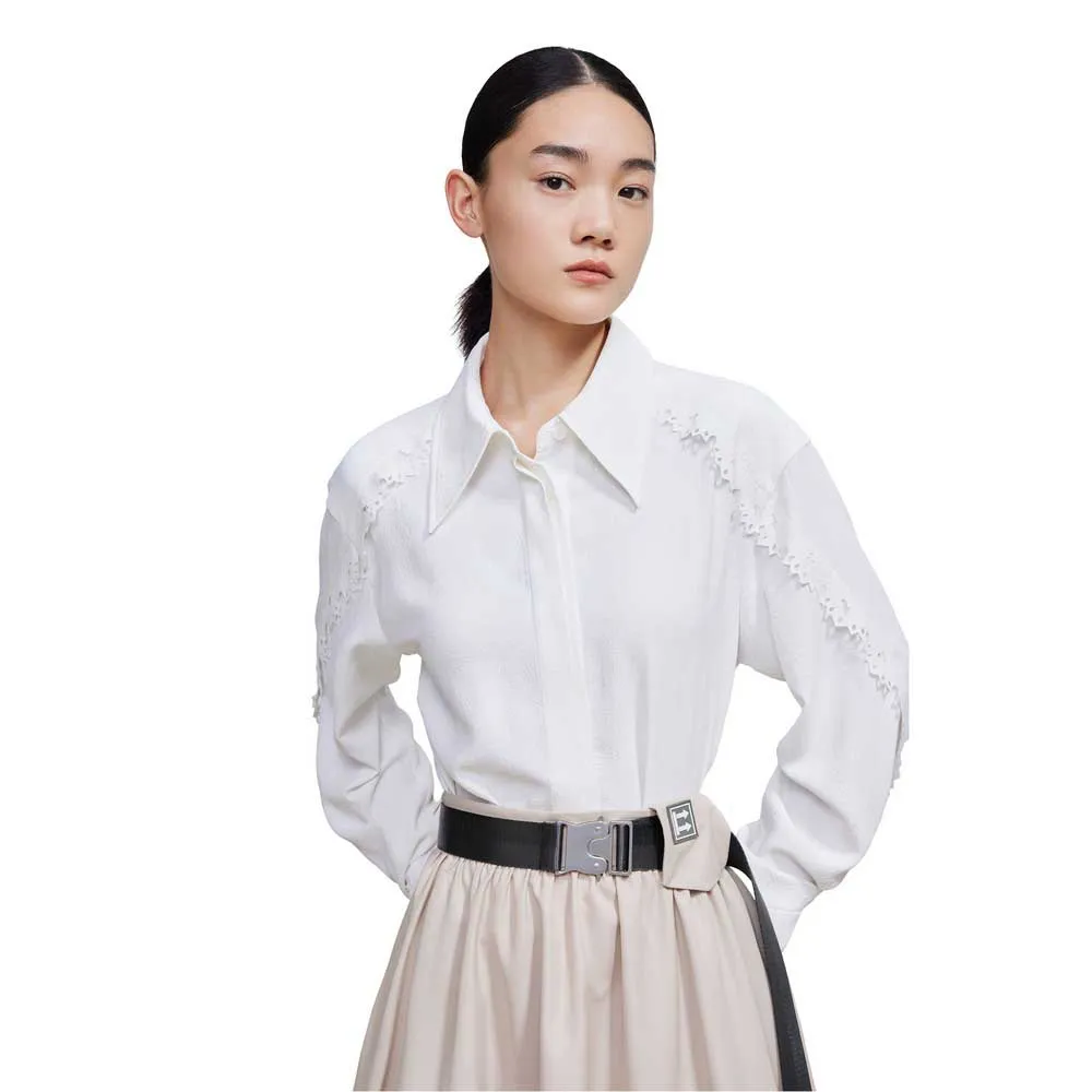 

Рубашка с длинным рукавом Lily Elegant Chic, белый