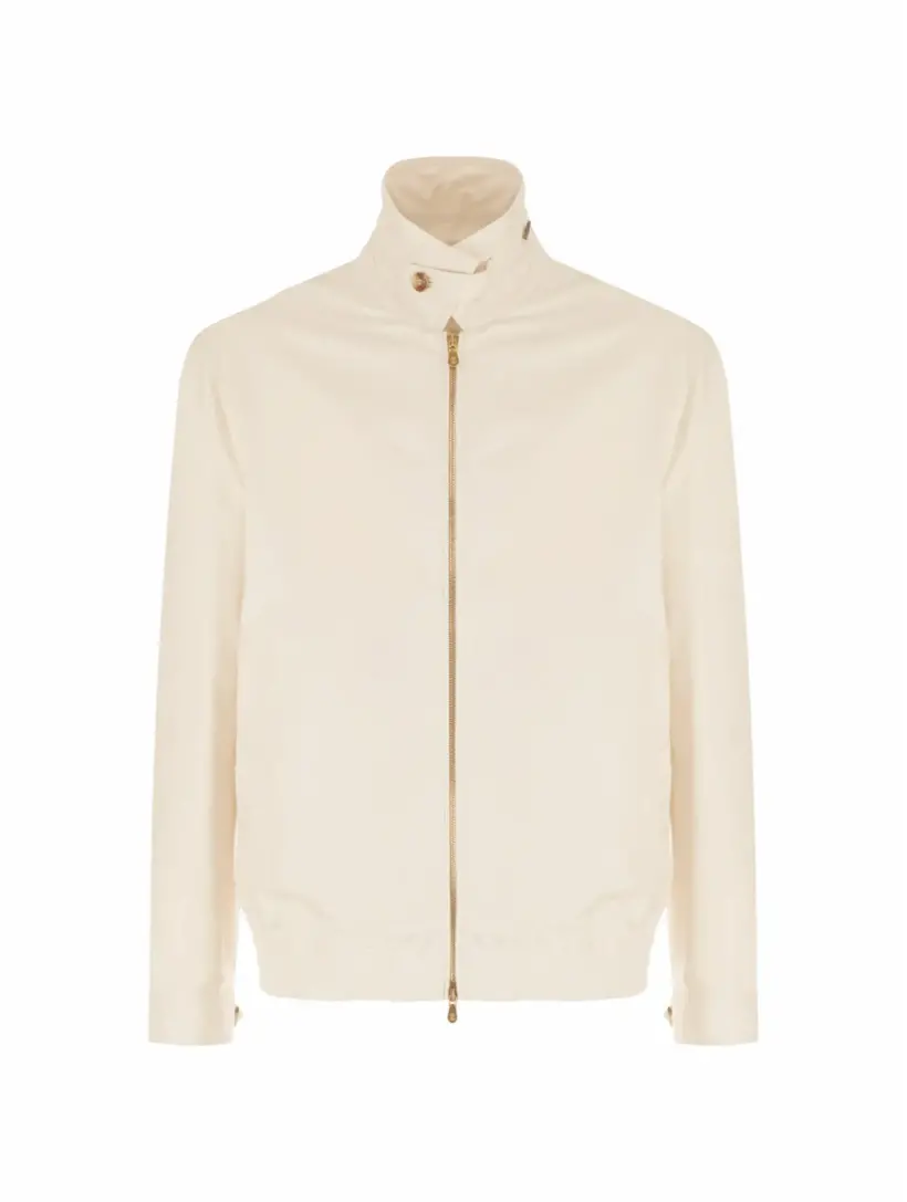 

Хлопковая ветровка Brunello Cucinelli, бежевый