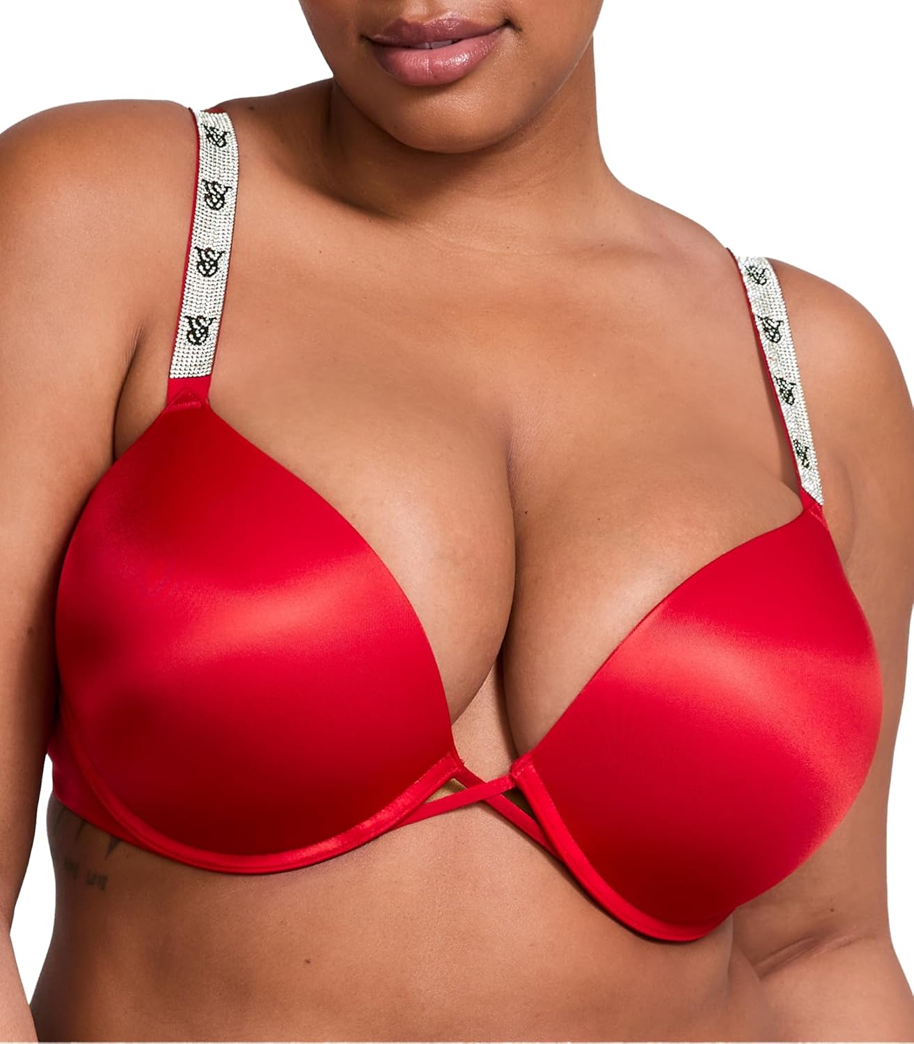 

Бюстгальтер Very Sexy Bombshell Adds-2-Cups Push Up от Victoria's Secret, Lipstick Red Monogram