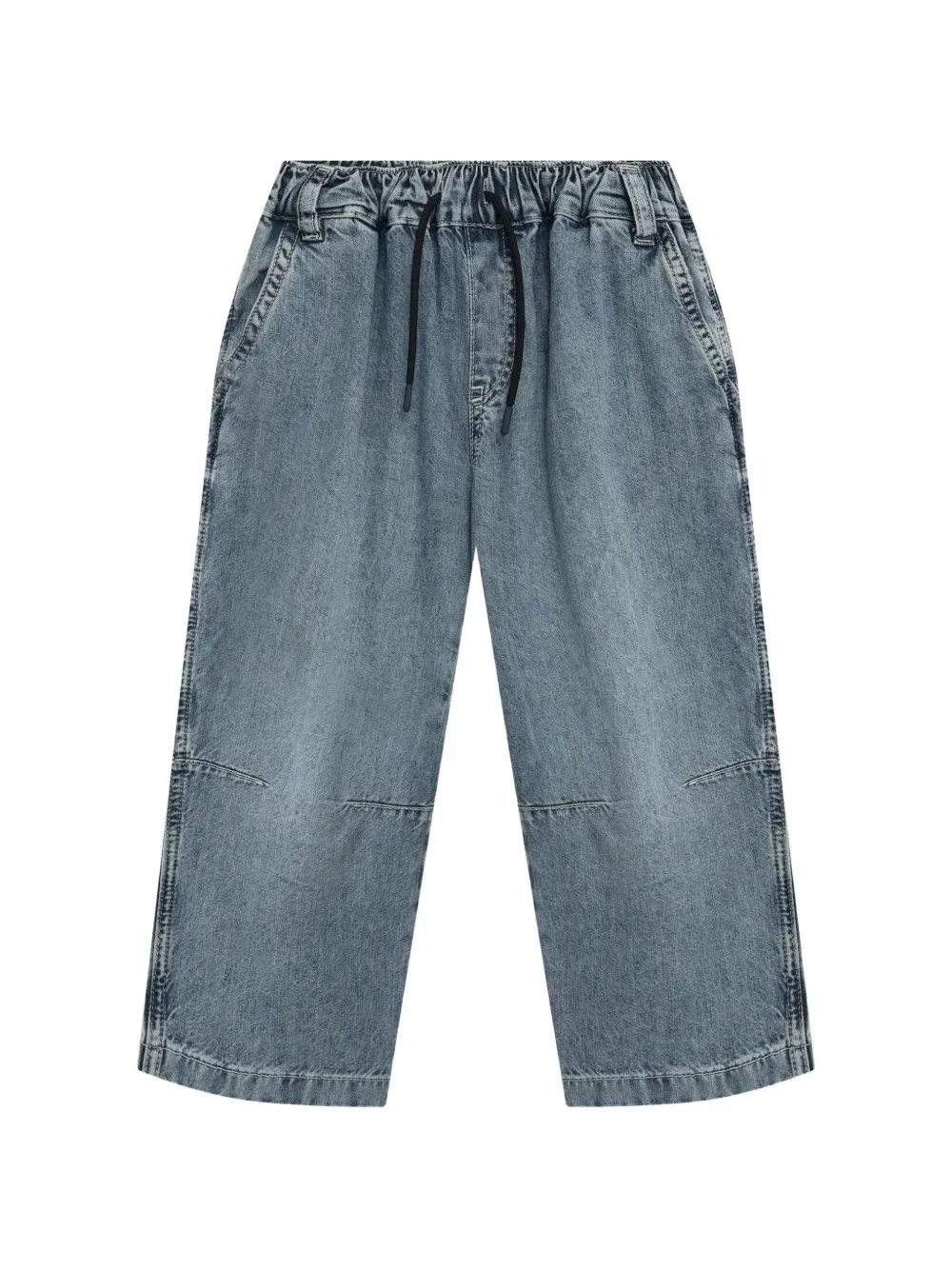 Джинсы с кулиской Emporio Armani Kids, синий