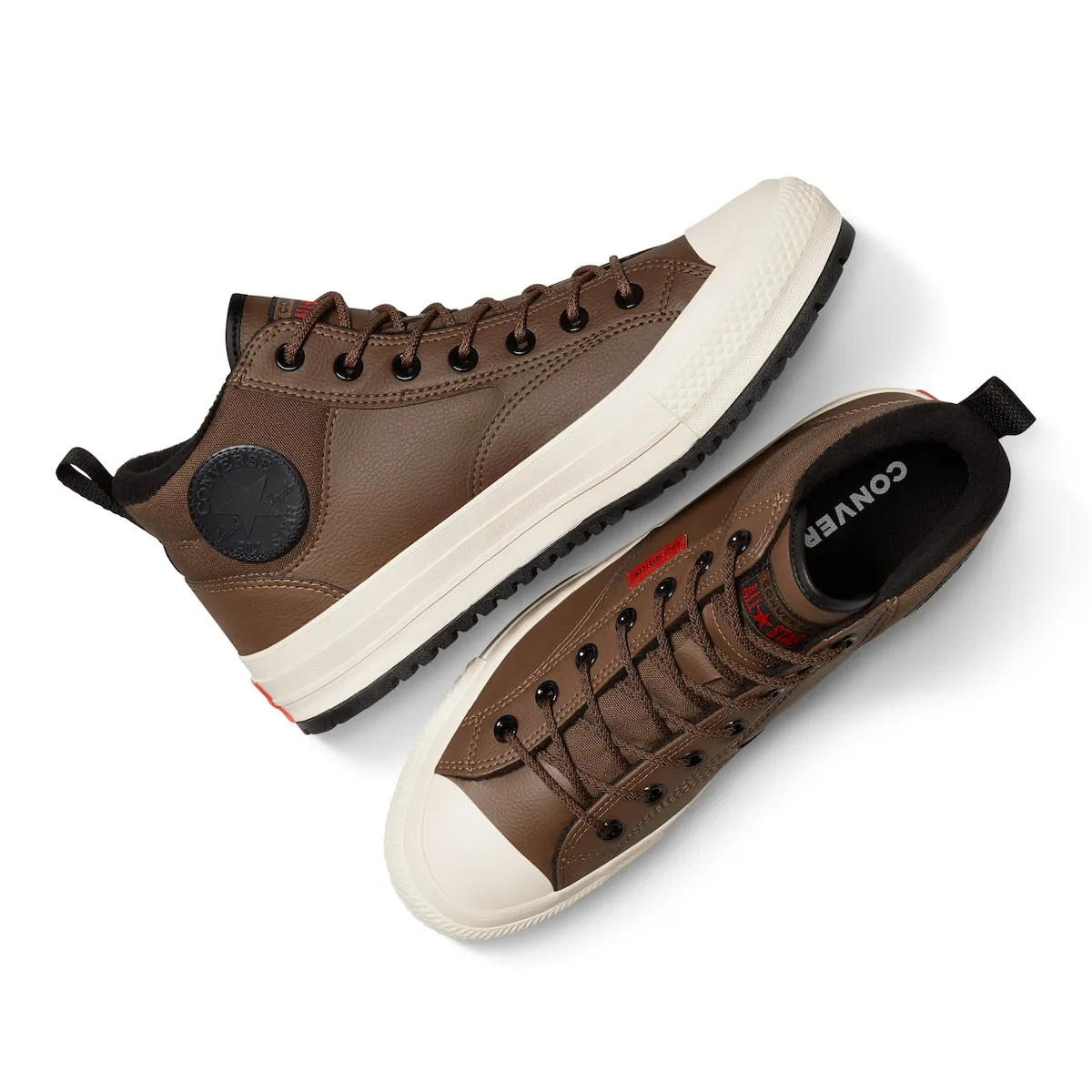 Унисекс повседневные кеды Chuck Taylor All Star Malden Street Boot Counter Climate Converse, коричневый — фото 2