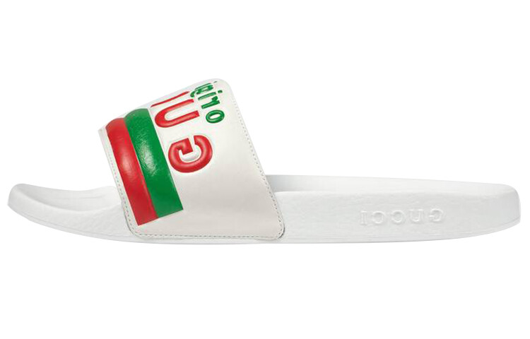 

Шлепанцы женские Gucci Original Print, белый