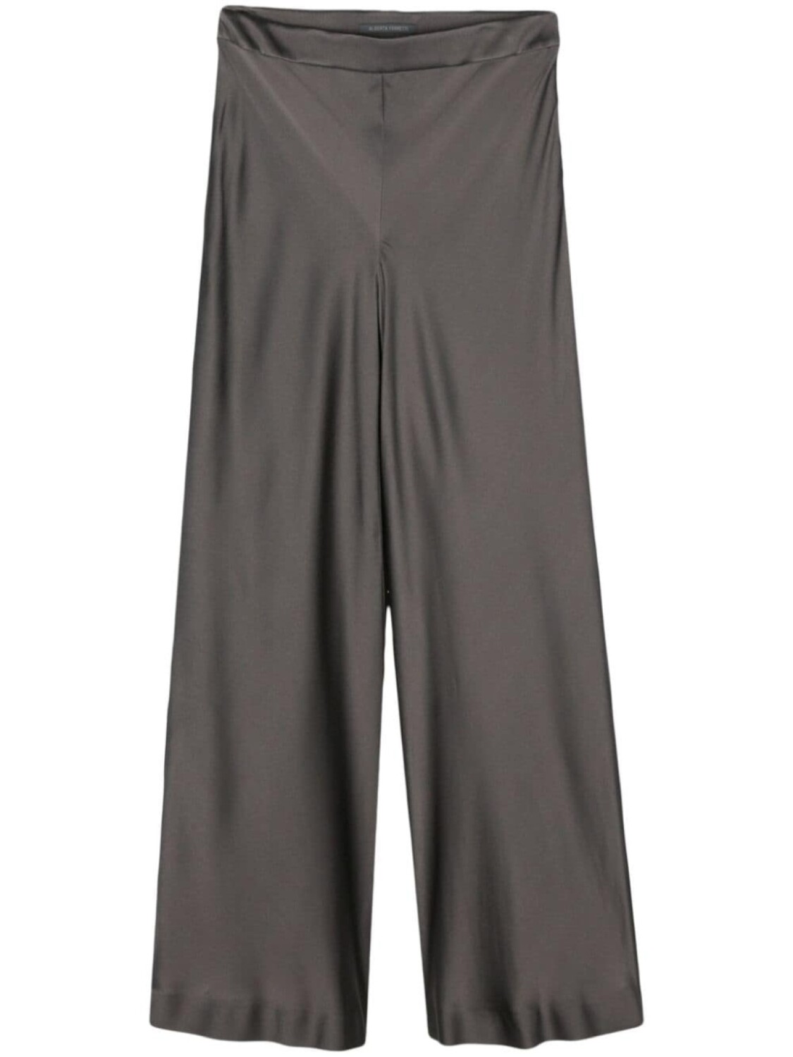 

Alberta Ferretti широкие атласные брюки, серый