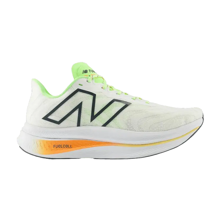 

Кроссовки New Balance FuelCell SuperComp Trainer v2 2E Wide, White Lime Hot Mango
