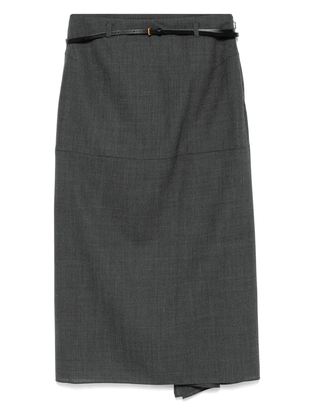 

Юбка с подворотом LESS, серый