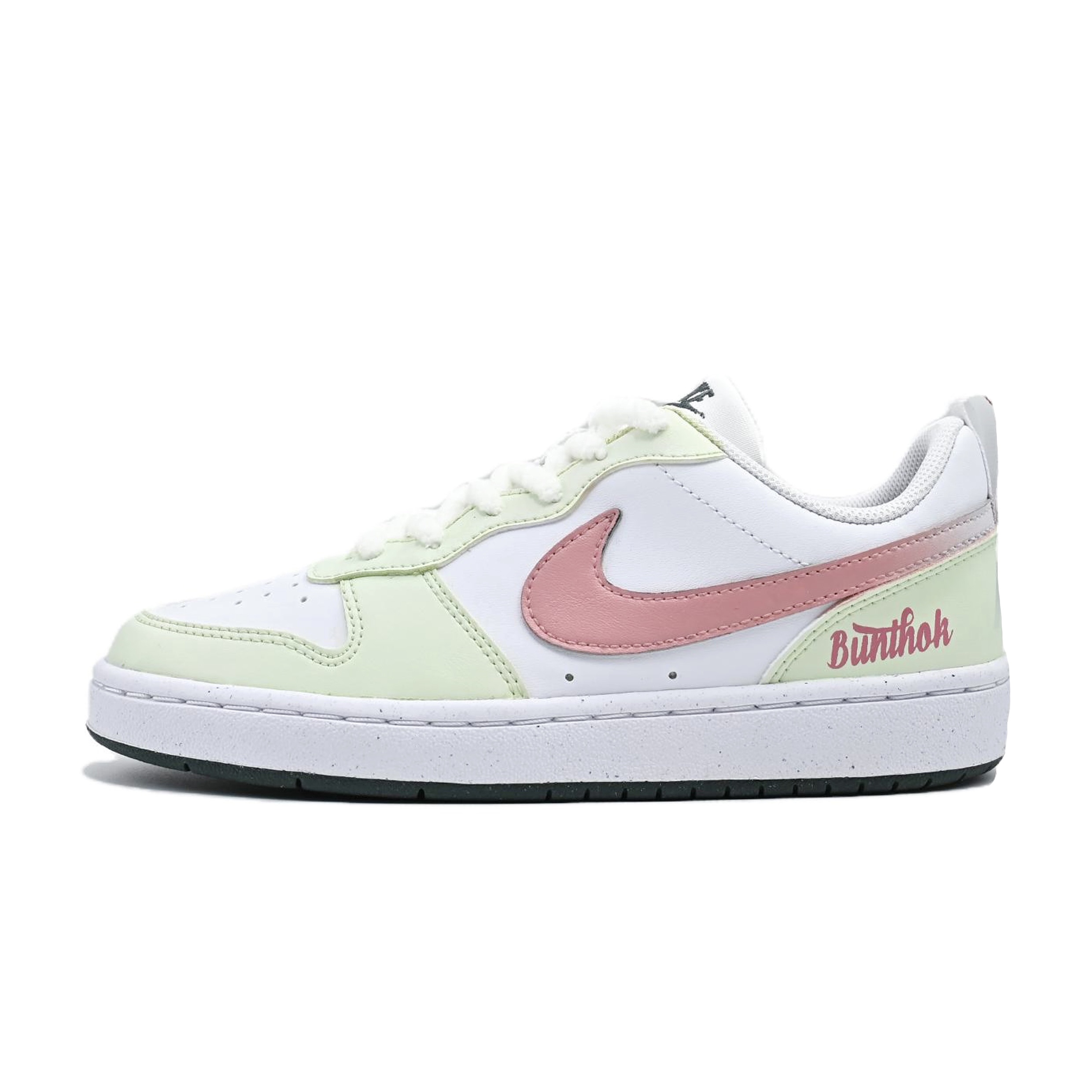

Низкие детские кроссовки для скейтбординга Court Borough LOW RECRAFT для подростков Nike, зеленый