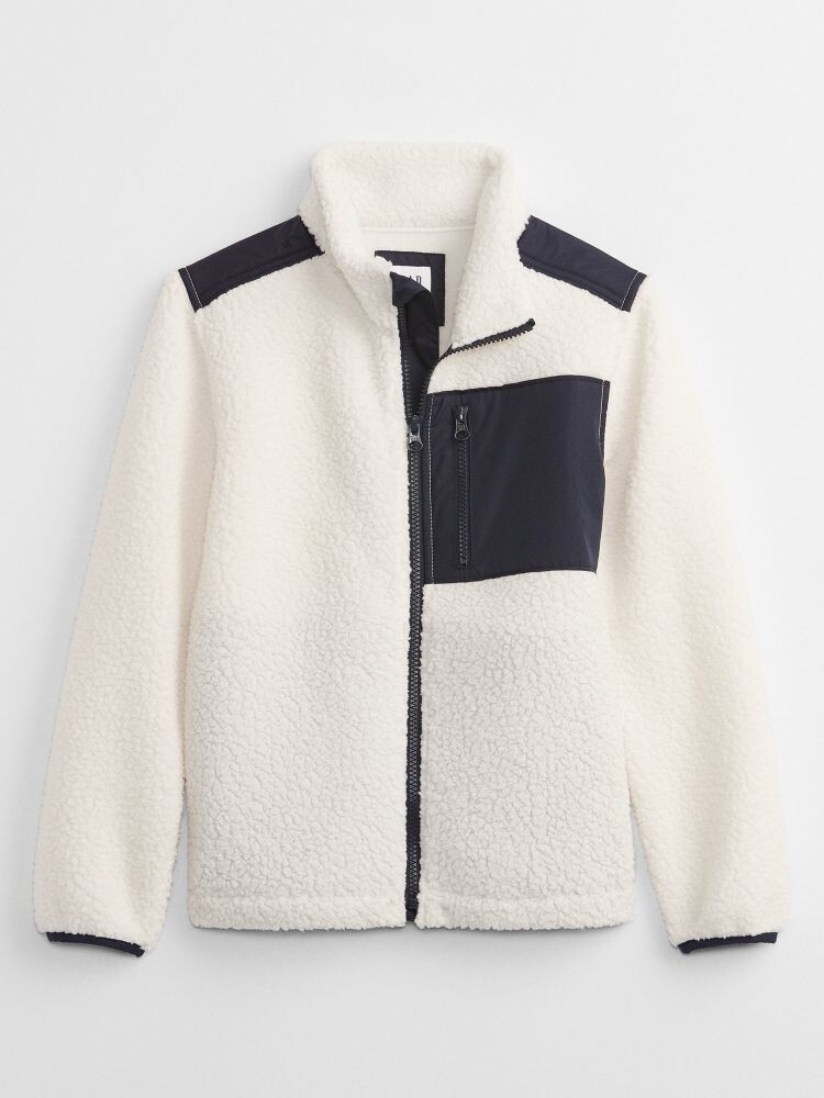 

Детская плюшевая куртка Gap, белый