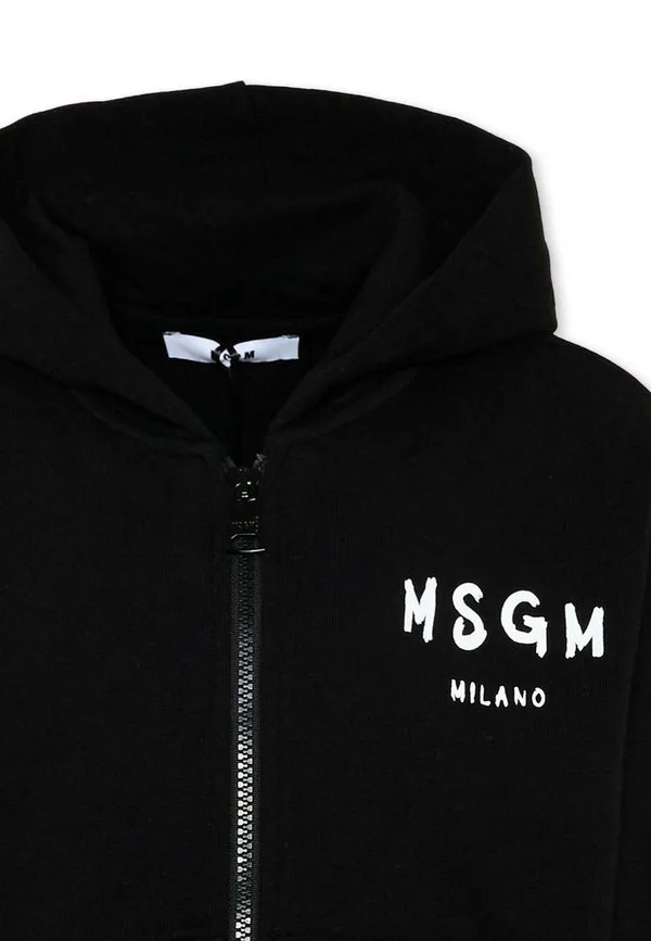Толстовка на молнии Msgm, Black — фото 3