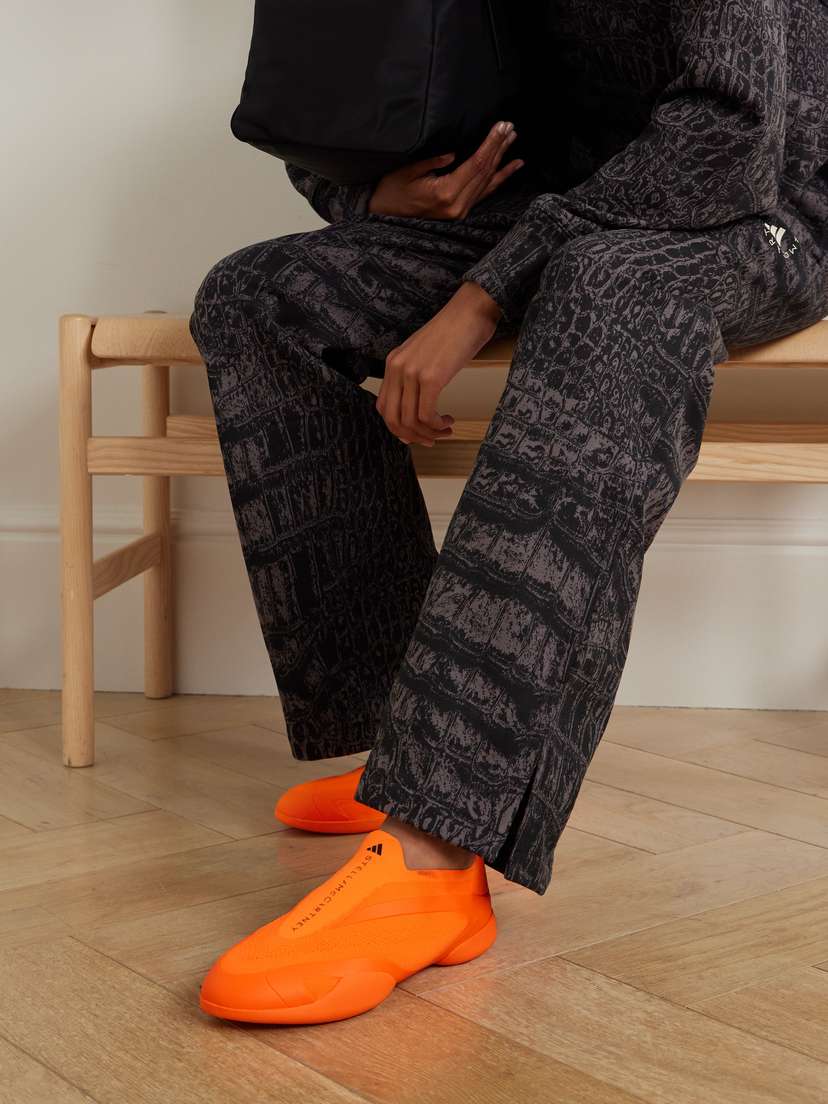 Кроссовки Primeknit с резиновой отделкой для тхэквондо Adidas By Stella Mccartney, оранжевый — фото 2