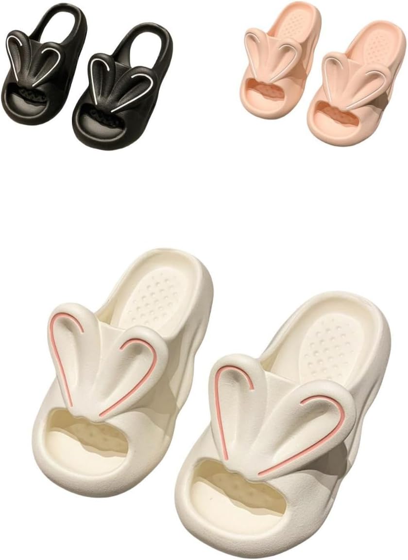 

Милые тапочки-зайчики для женщин Летние мягкие шлепанцы на платформе Нескользящие домашние и тапочки Kawaii подарки для женщин и мужчин Albiva, белый