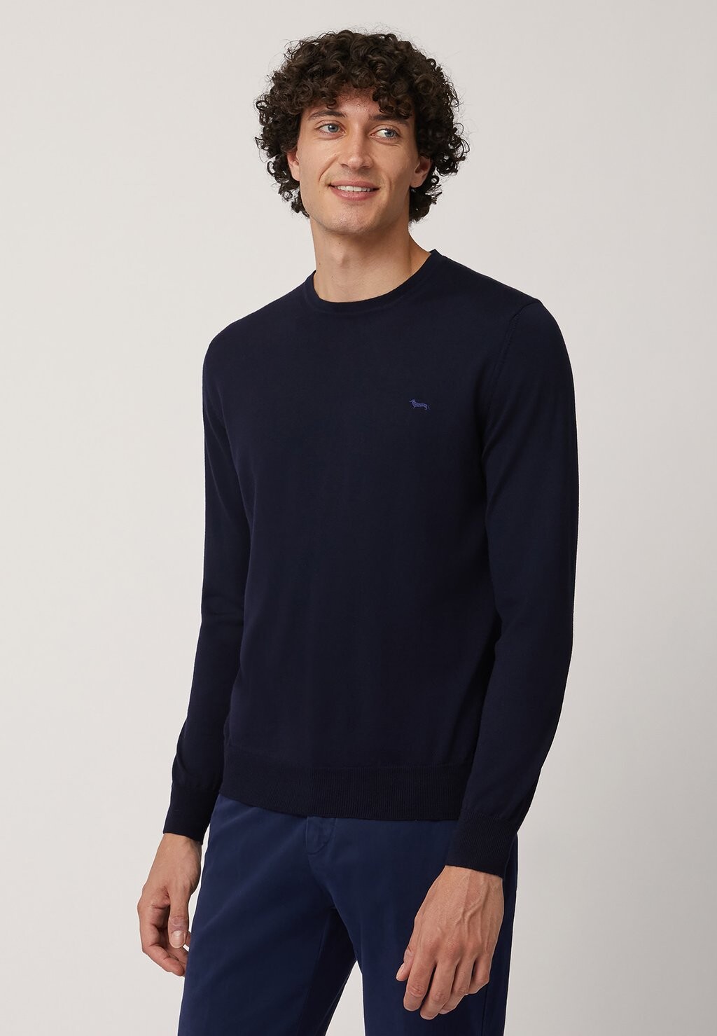

Джемпер GIROCOLLO CON LOGO Harmont & Blaine, темно-синий