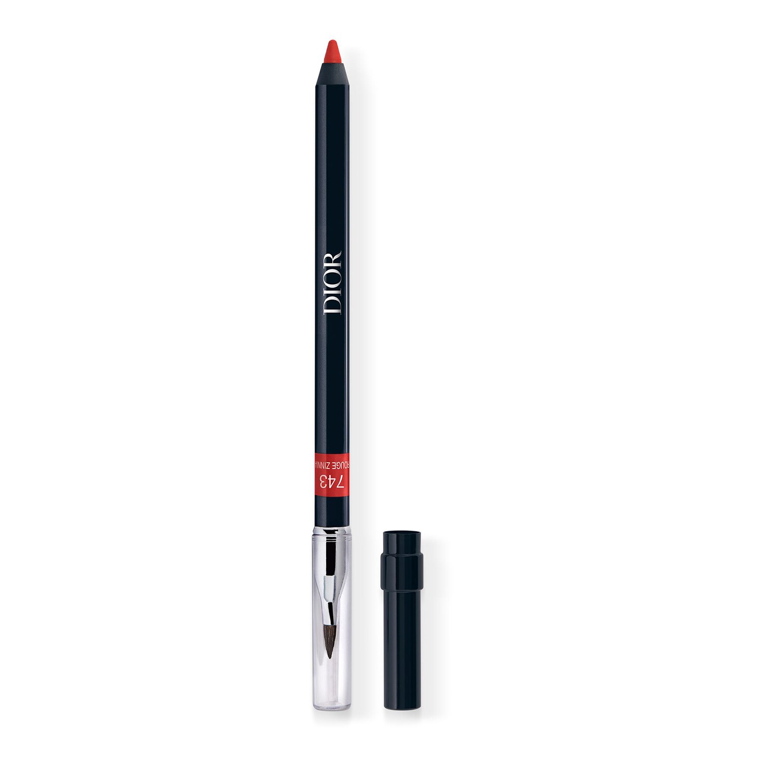 Неразмазывающийся карандаш для губ Rouge Contour Dior, 743 Rouge Zinnia (1,2g)