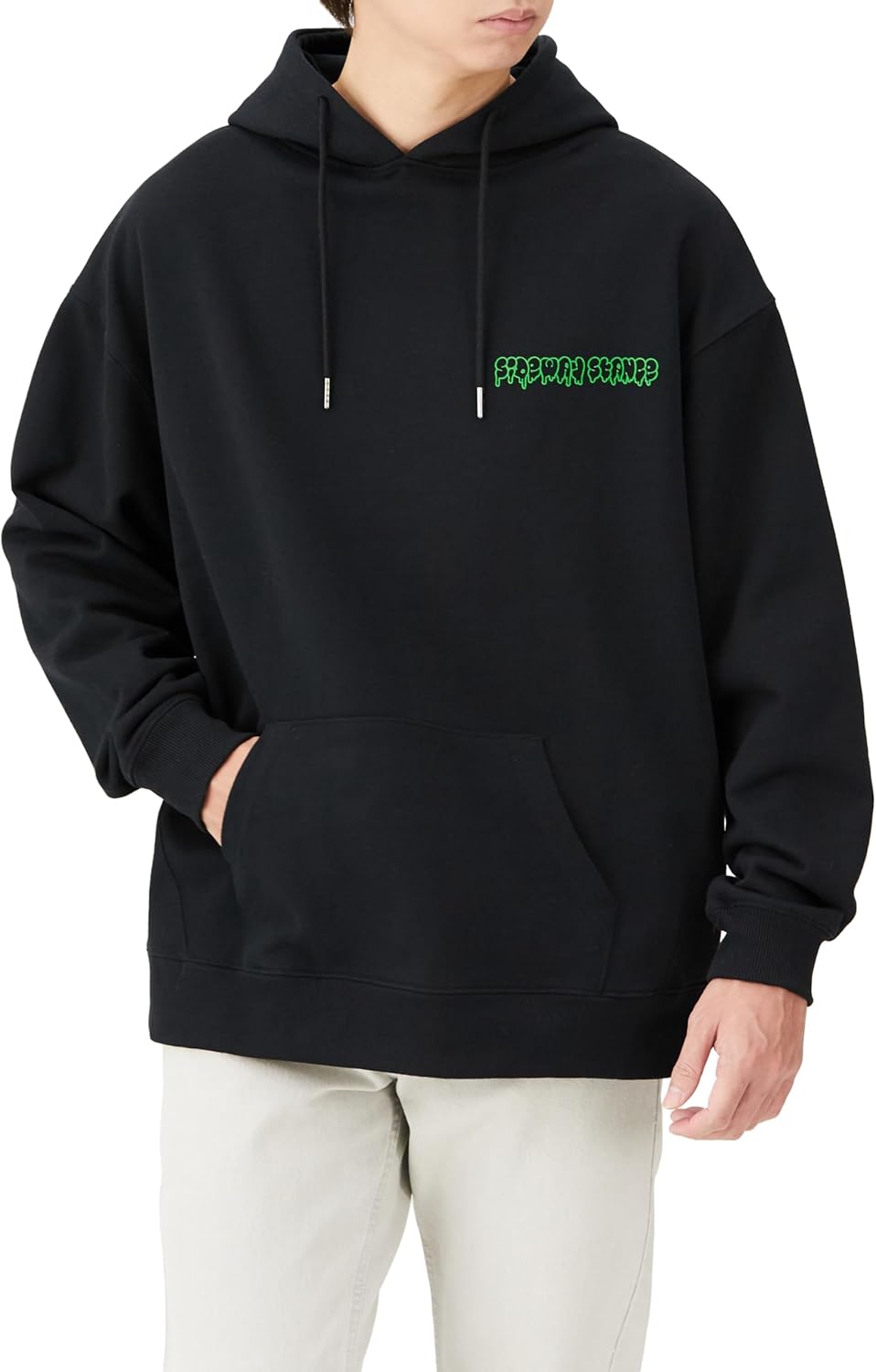 

Мужская толстовка с капюшоном, логотипом Drip, на флисовой подкладке Improves, черный