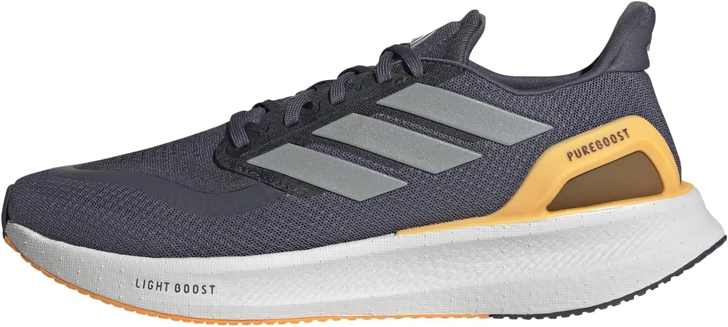 Мужские беговые кроссовки Adidas Pureboost 5, серый