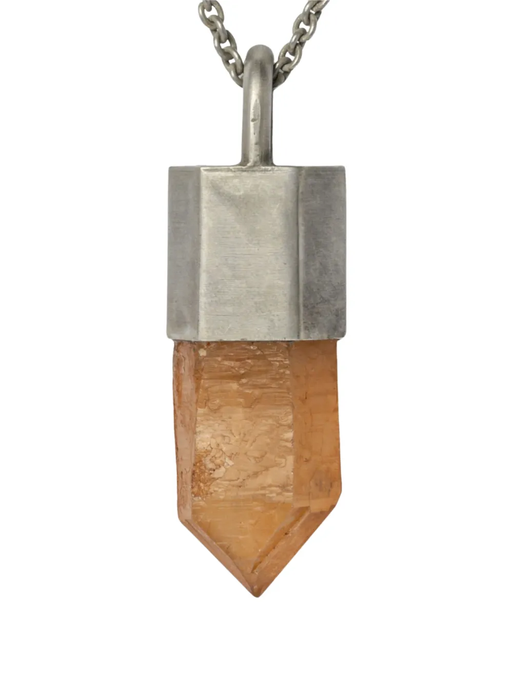 

Ожерелье-талисман с железным кварцем Parts Of Four, серебристый