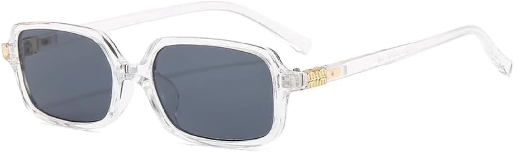 

Солнцезащитные очки с защитой от УФ-излучения UV400 | Прозрачные градиентные линзы в стиле панк | Для женщин и мужчин | Для занятий спортом на открытом воздухе и вождения DSVIGF, Clear-black