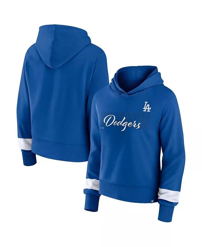 

Женский пуловер с капюшоном Royal Los Angeles Dodgers Fanatics