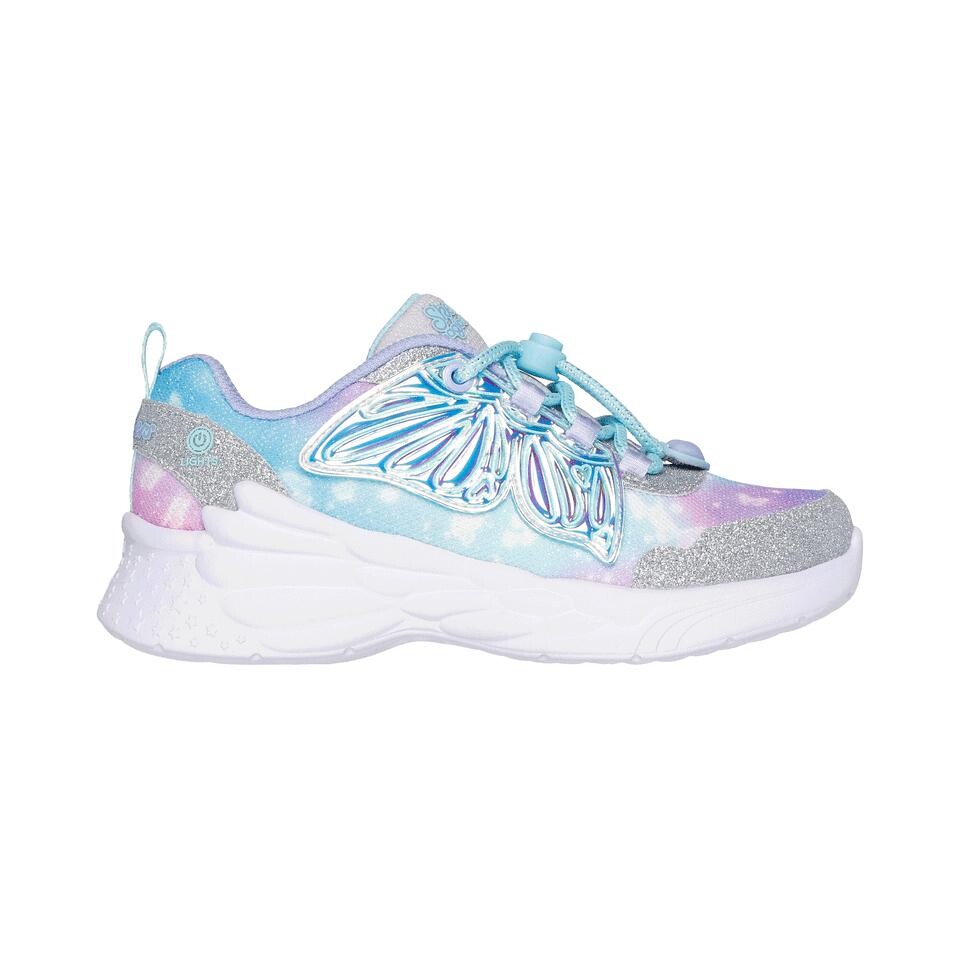 Кроссовки Skechers Kids Lifestyle Shoes PS Low-top Blue/Purple, серебряный — фото 2