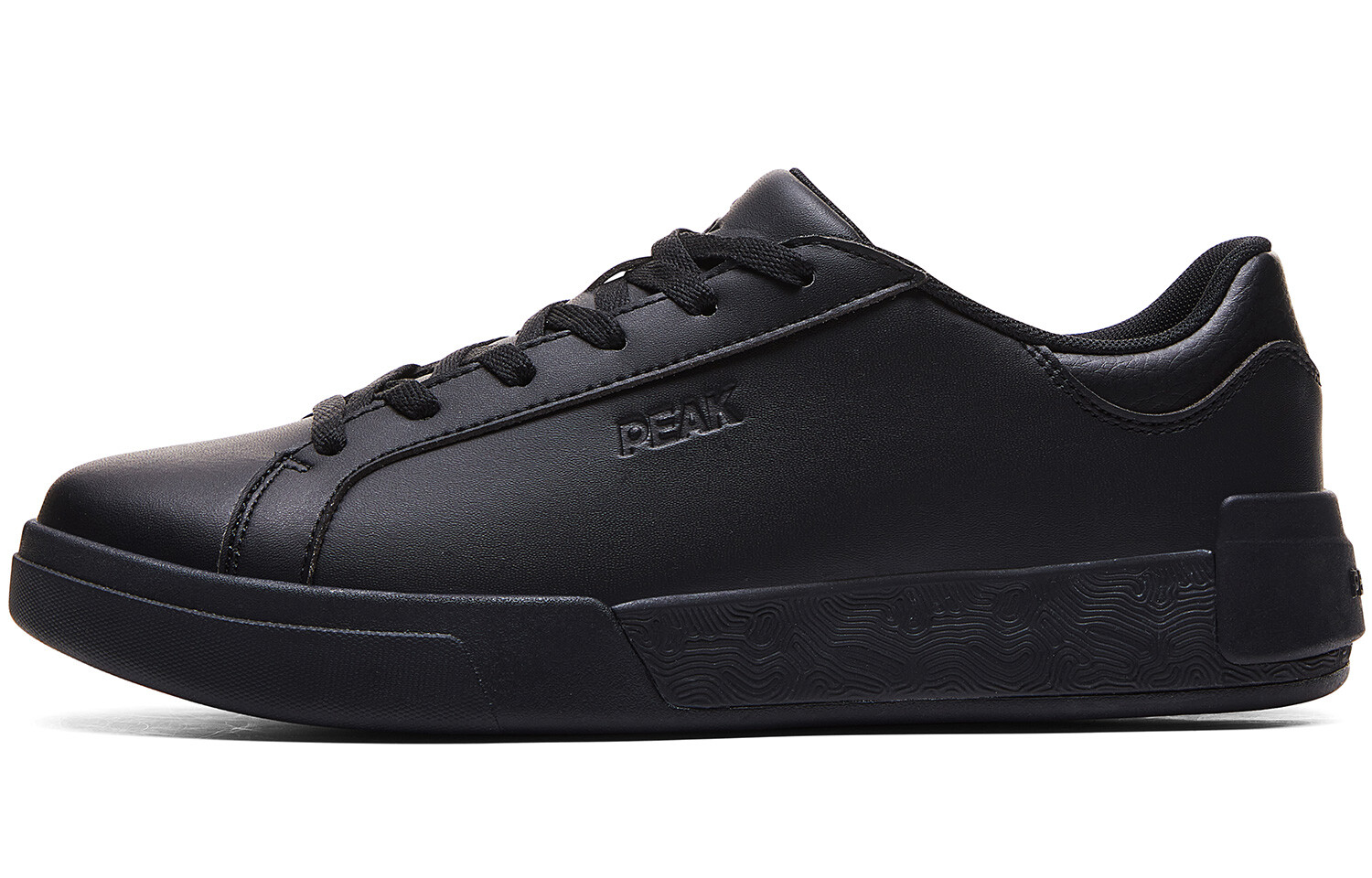 

Кроссовки PEAK Skateboarding Shoes Men Low-top Black, черный