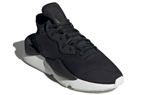 Кроссовки y-3 kaiwa 'black white' Adidas, черный — фото 3