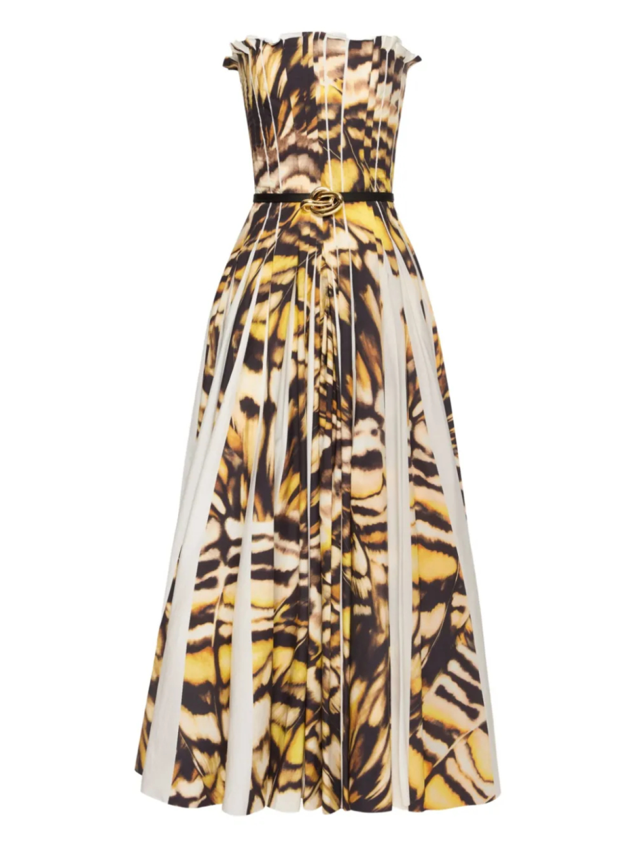 

Oscar de la Renta платье миди Abstract Butterfly, нейтральный
