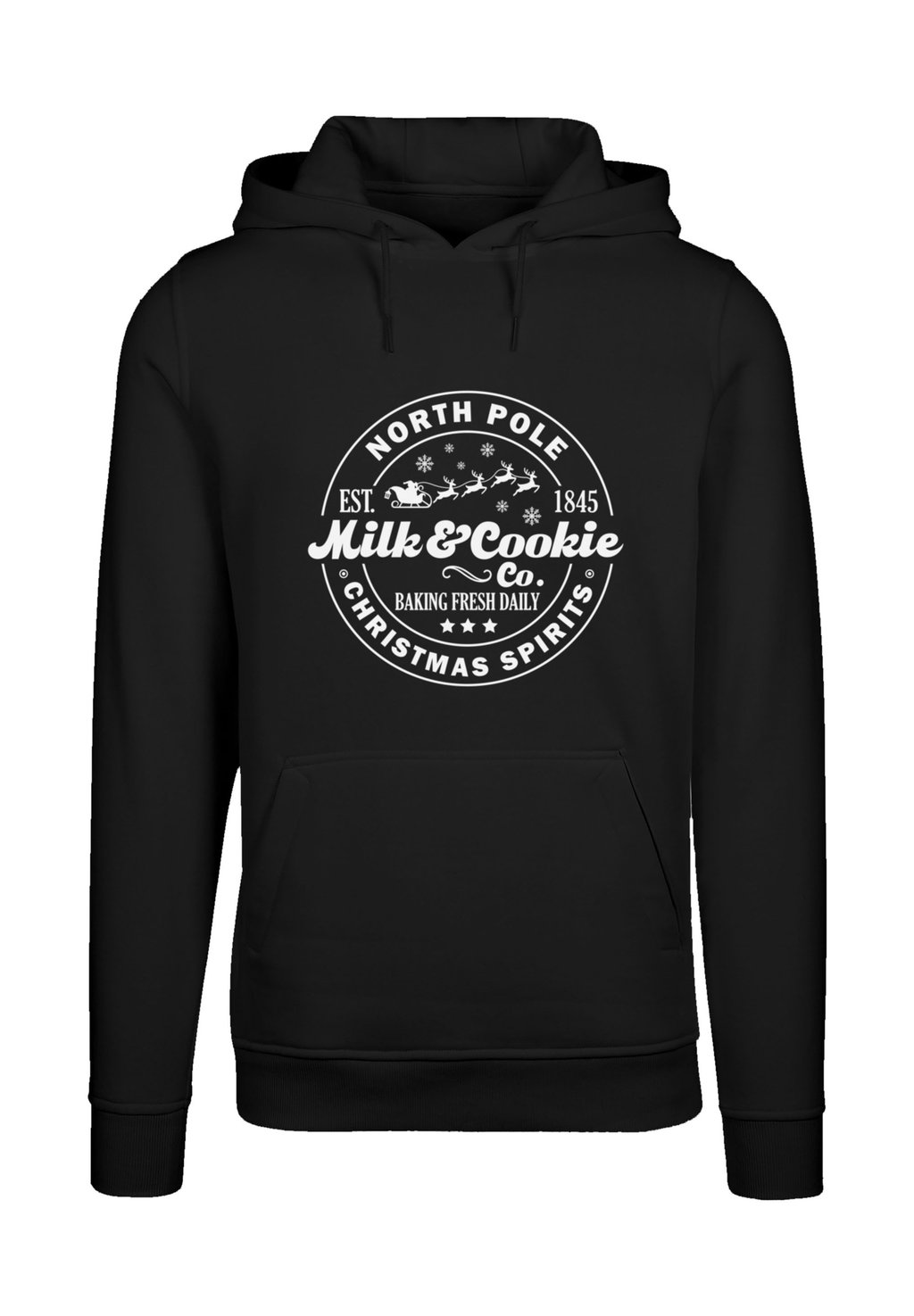 

Толстовка MILK AND COOKIE BAKERY RETRO CHRISTMAS SIGN F4NT4STIC, черный