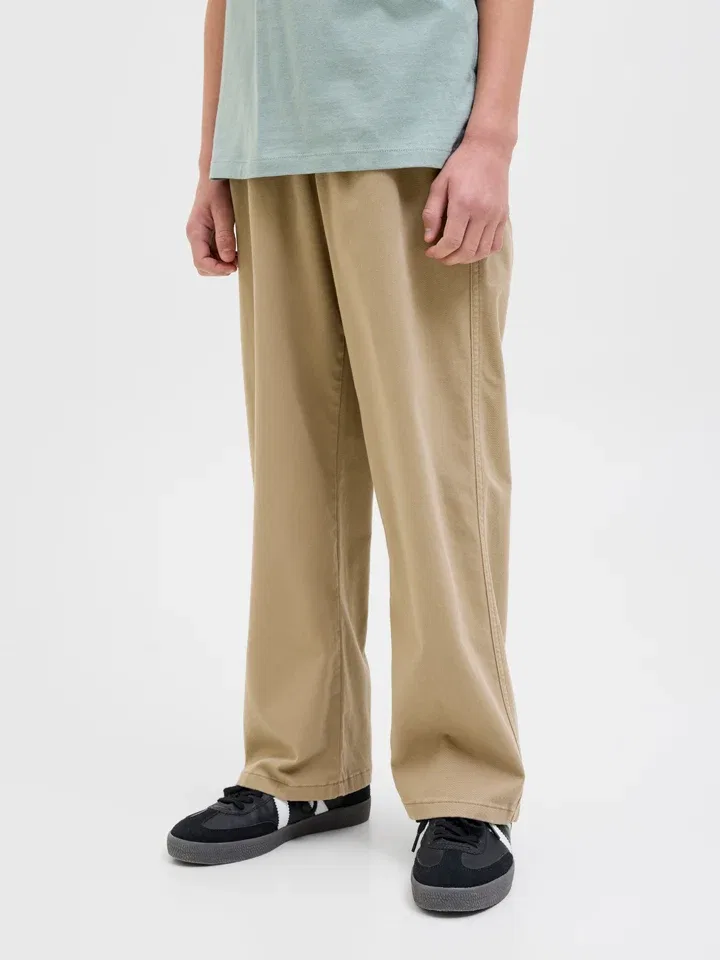 Штаны из ткани с карго-карманами, JACK & JONES Junior, бежевые