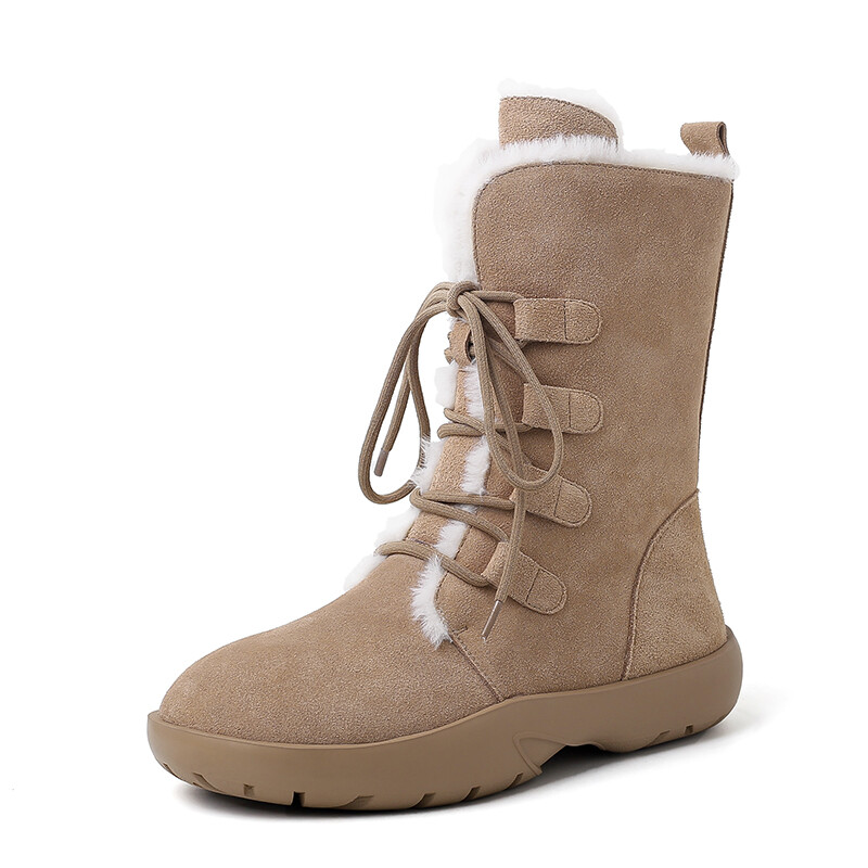 

Зимние ботинки женские Yeezyy Reezy, коричневый