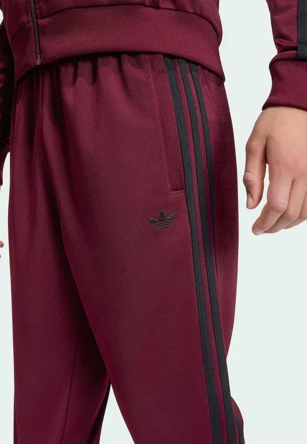 Штаны спортивные детские Adidas Originals, бордовый — фото 4