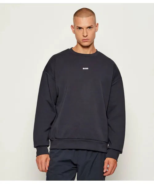 

Толстовка Стенсона Oversize fit Boss Green, синий