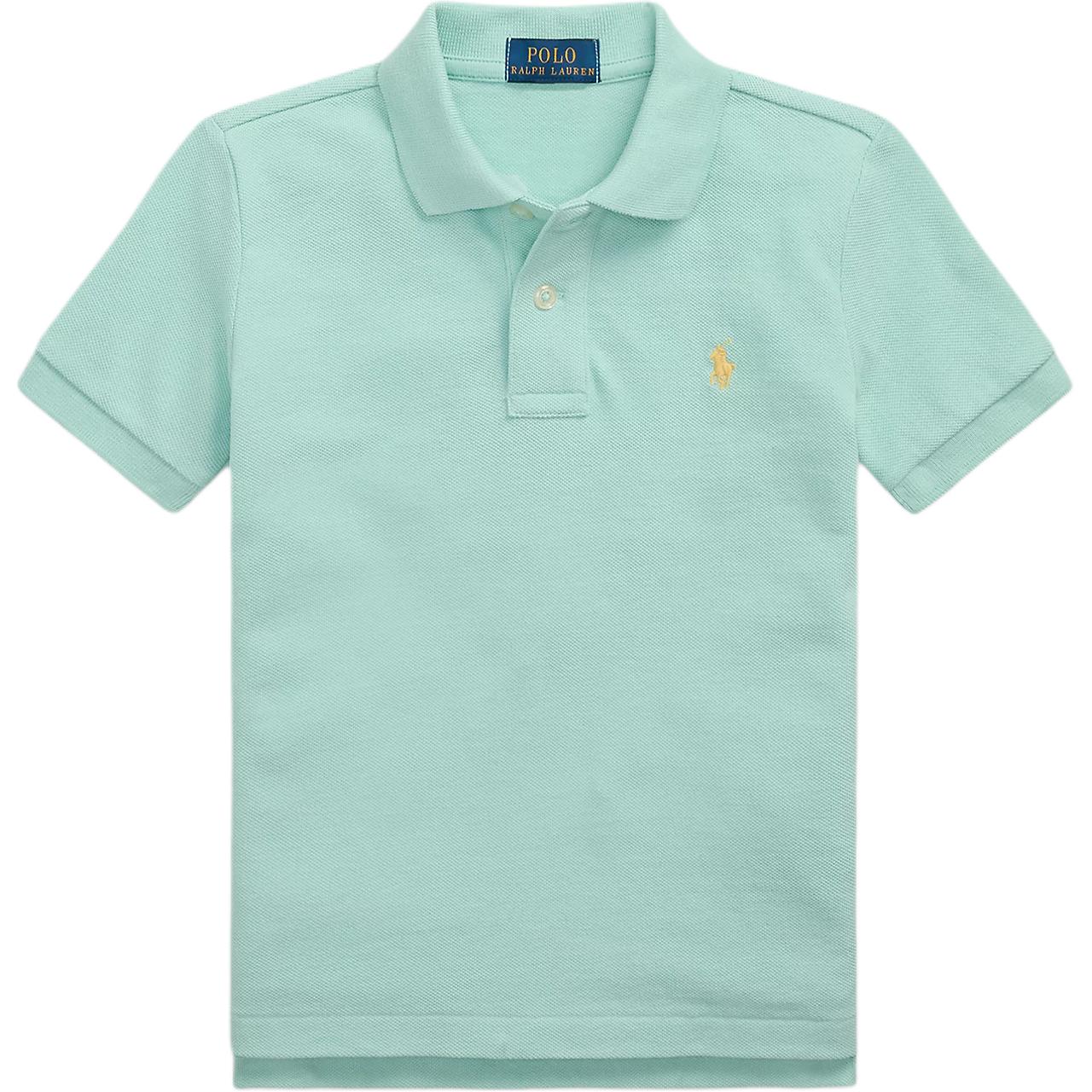 

Детская рубашка-поло цвета попугая, зеленого цвета Polo Ralph Lauren, parrot зеленый