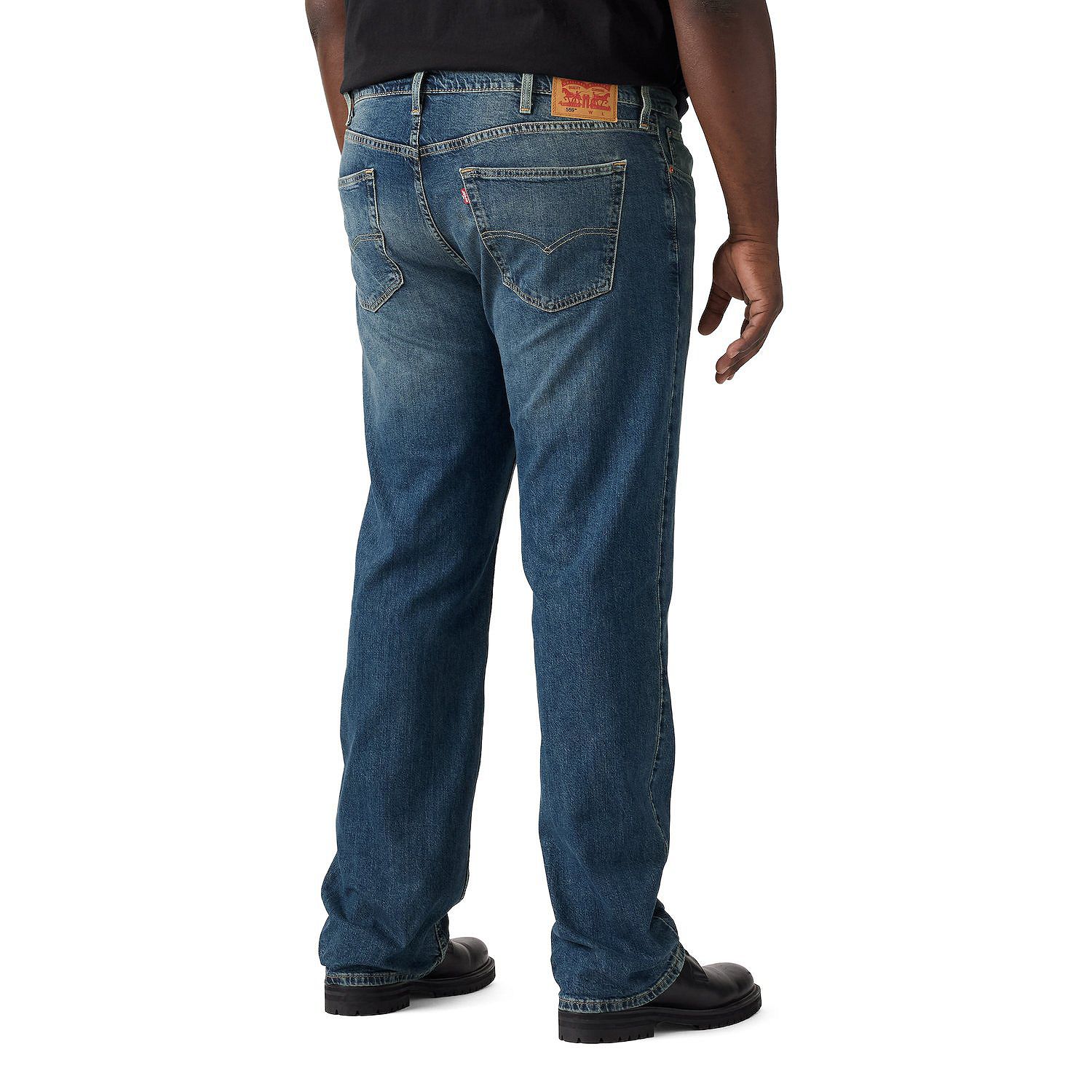 Джинсы Levi's Big & Tall 559 Relaxed Straight-Fi, приглушенный синий — фото 2
