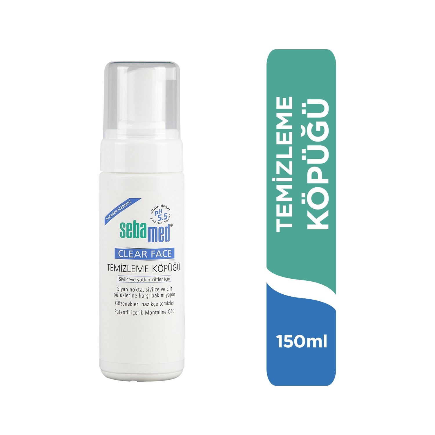 

Очищающая пенка для лица Sebamed Clear Face, 150 мл