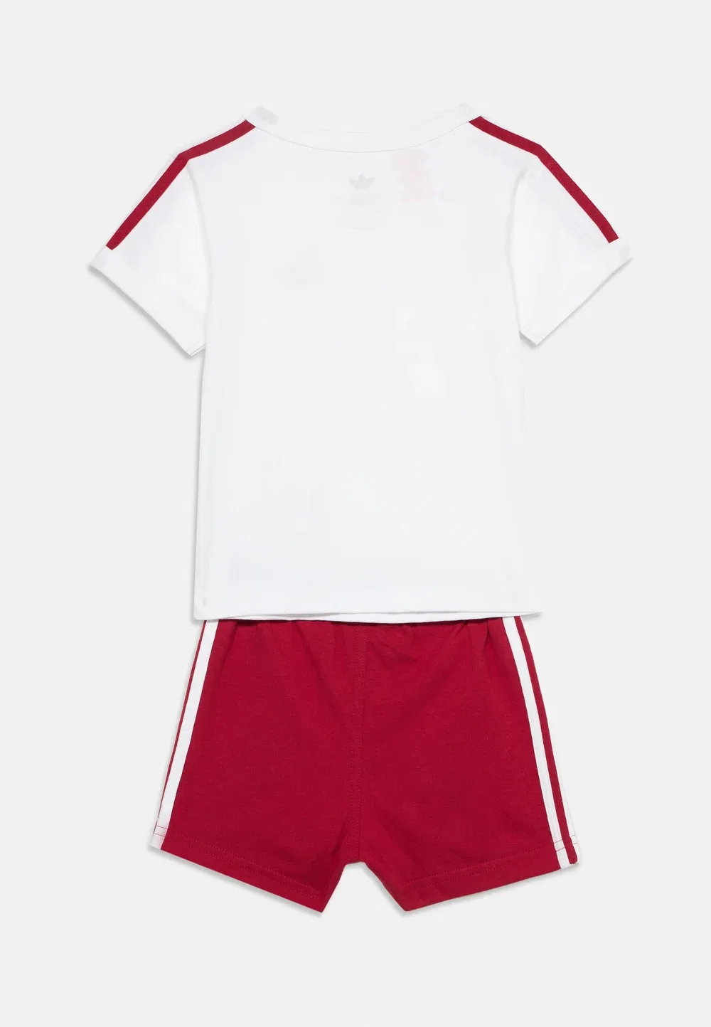Полосатый комплект унисекс - базовая футболка Adidas Originals, White — фото 2