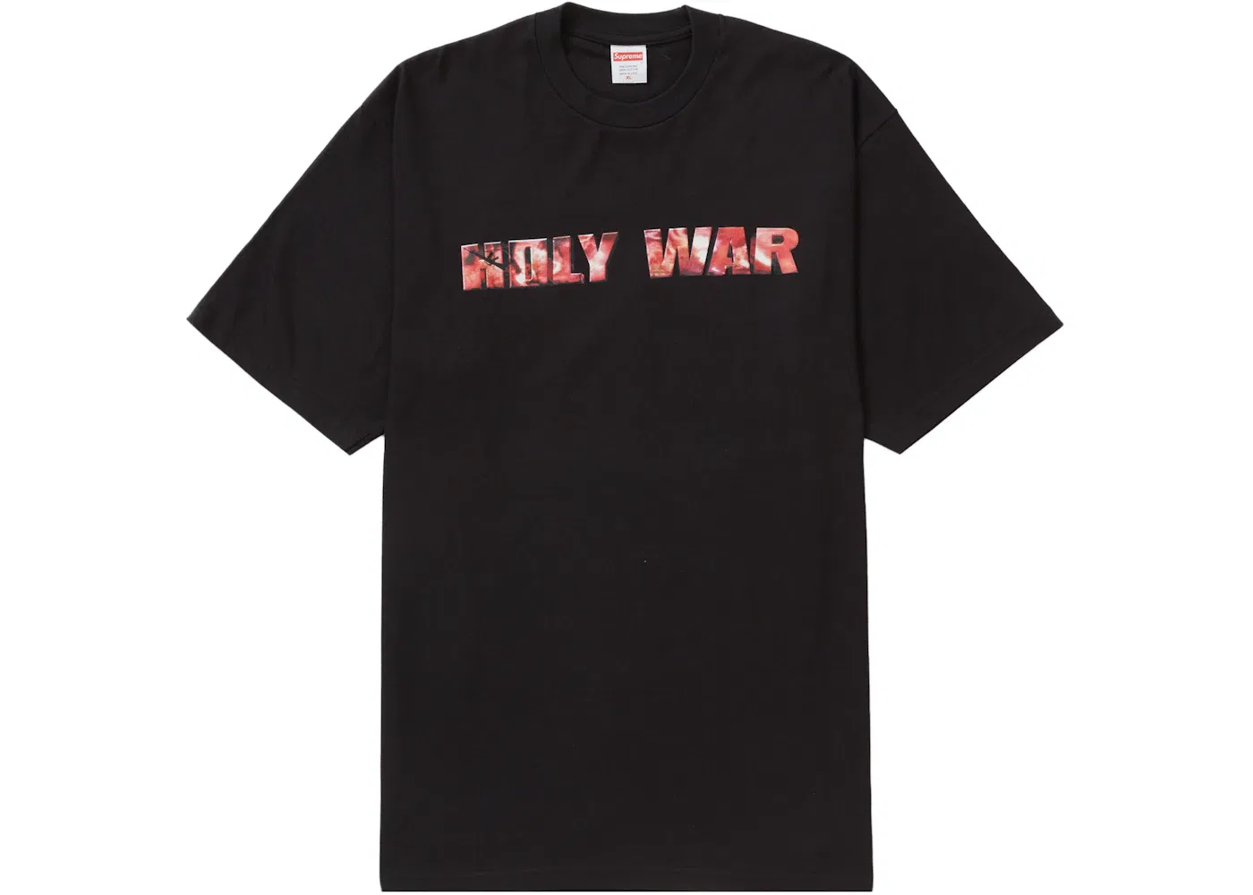 Мужская футболка с принтом Holy War Tee Supreme, Black
