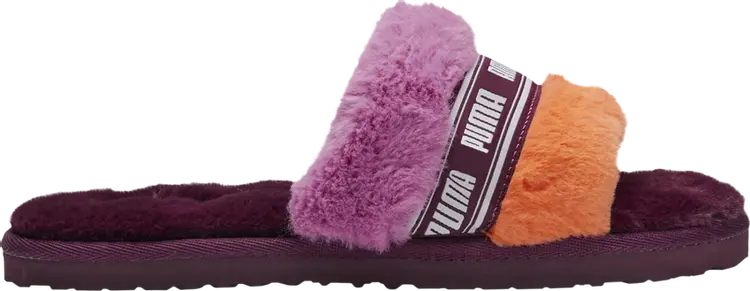 

Сандалии Puma Wmns Fluff Slide Jazzy - Grape Wine, фиолетовый