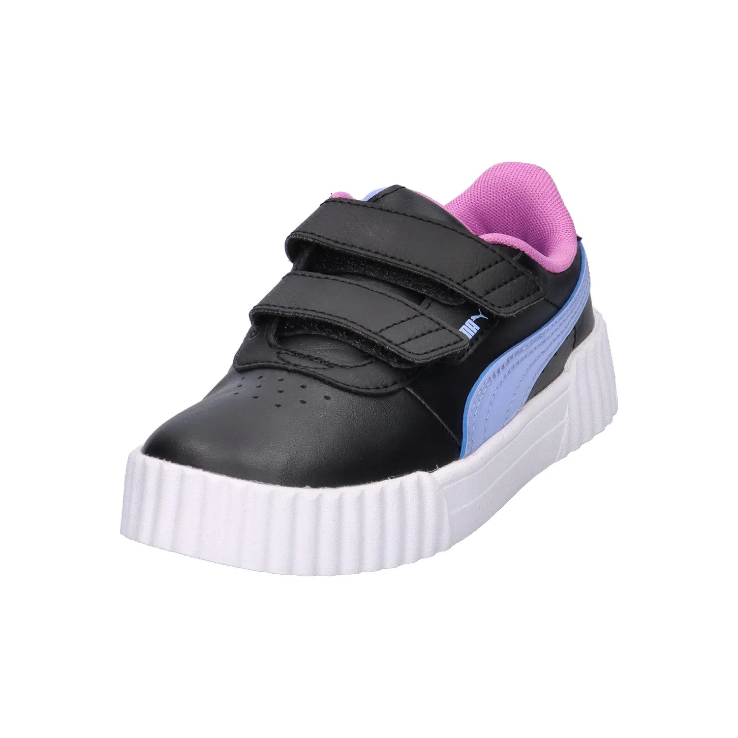Детские кроссовки для девочек с принтом Carina 3.0 Jelly Heaven V Puma, Schwarz Konigliches Lila — фото 4