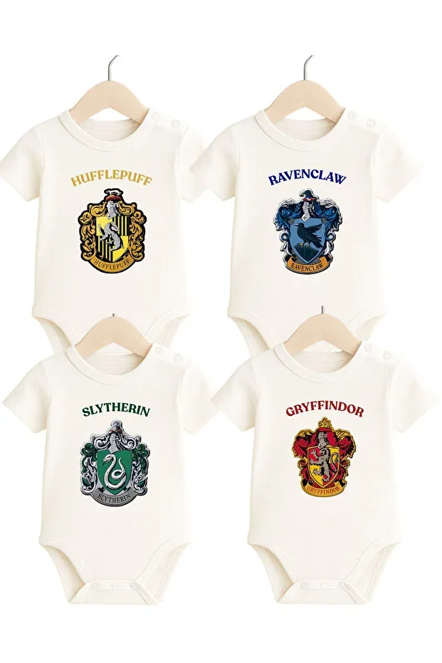 Детское боди-комбинезон для девочек с принтом Harry Potter themed Babytex, Белый