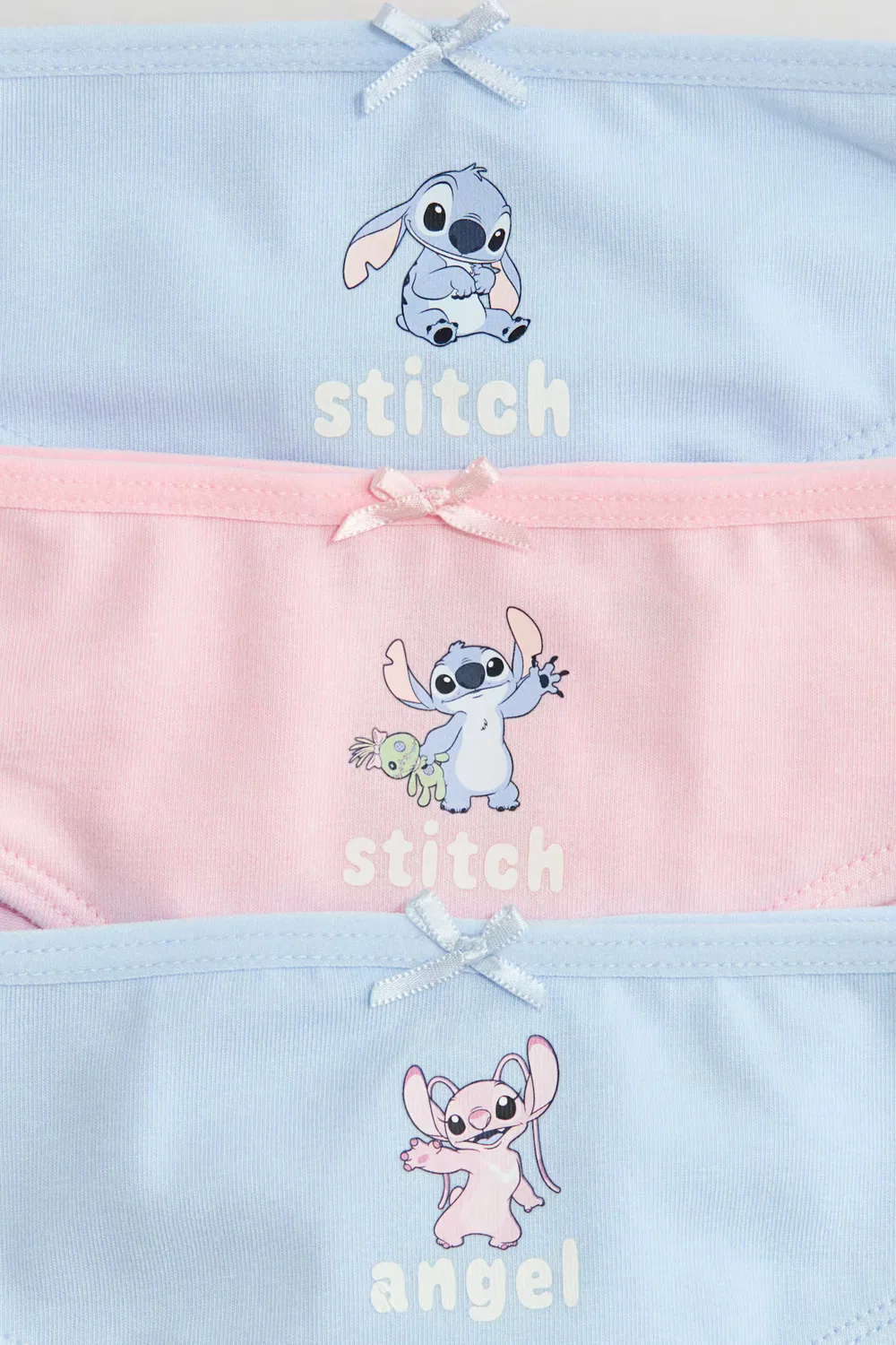 Набор из 5 трусов из хлопка с принтом H&M, Hellblau/Lilo & Stitch — фото 3